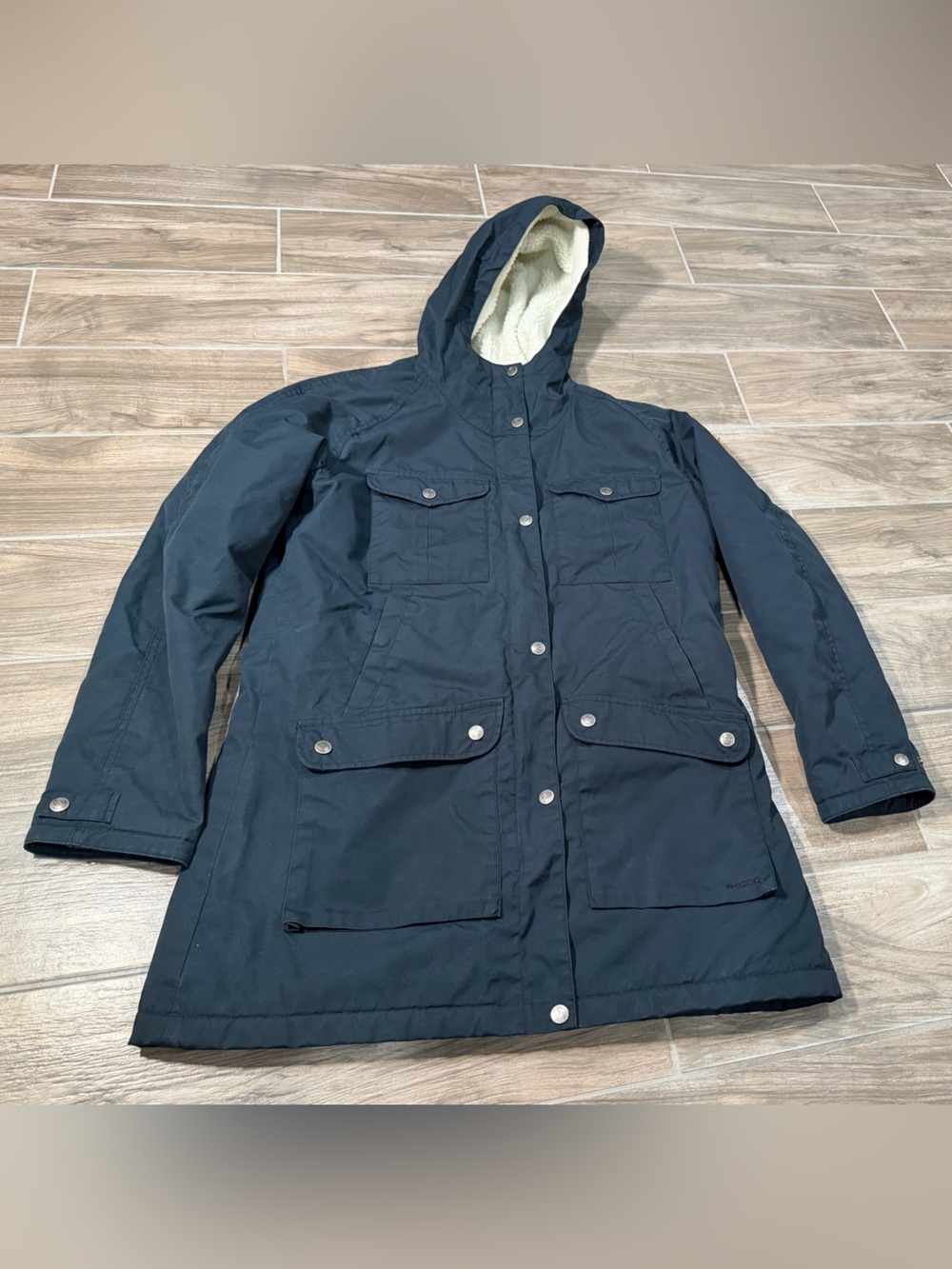 Fjall Raven Women’s G-1000 Sherpa Lined Wonter Ski Hooded Mountain Small Jacket
